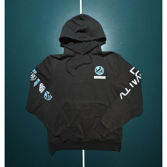 Luminosity Gaming Champion Hoodie Sweatshirt Men's Small Black MLG E Sports - Picture 1 of 14